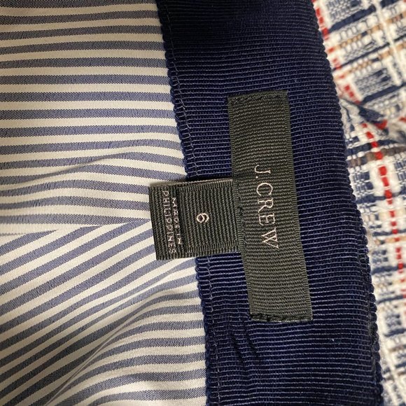 J. Crew Classic Plaid Tweed Skirt G0945 - Size 6 - Picture 6 of 6